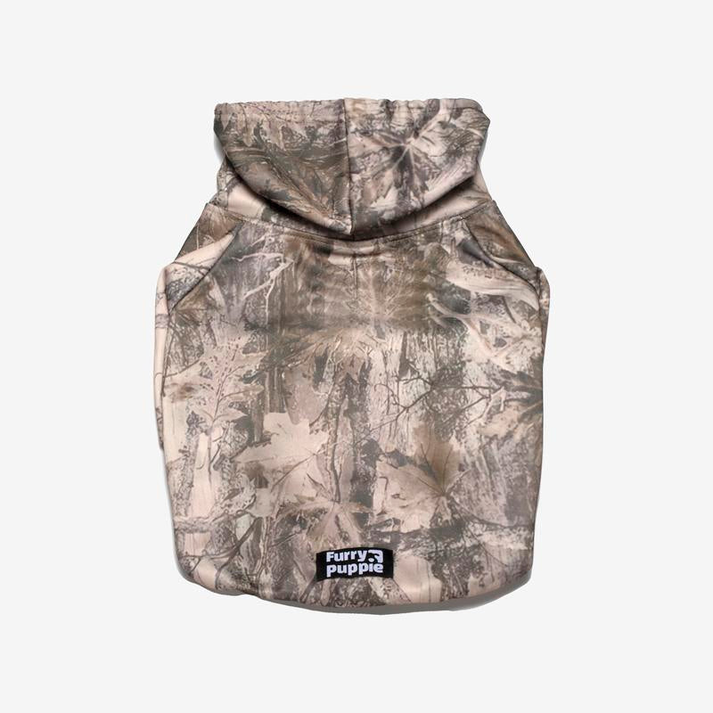 Furrypuppie Urban Camo Frenchie Dog Hoodie